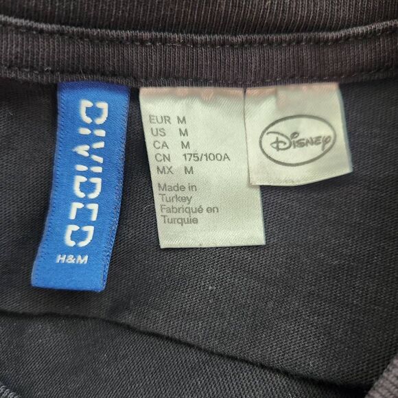 Disney Black Long Sleeve 90 Years of Mickey Tee Size Medium - Picture 6 of 8